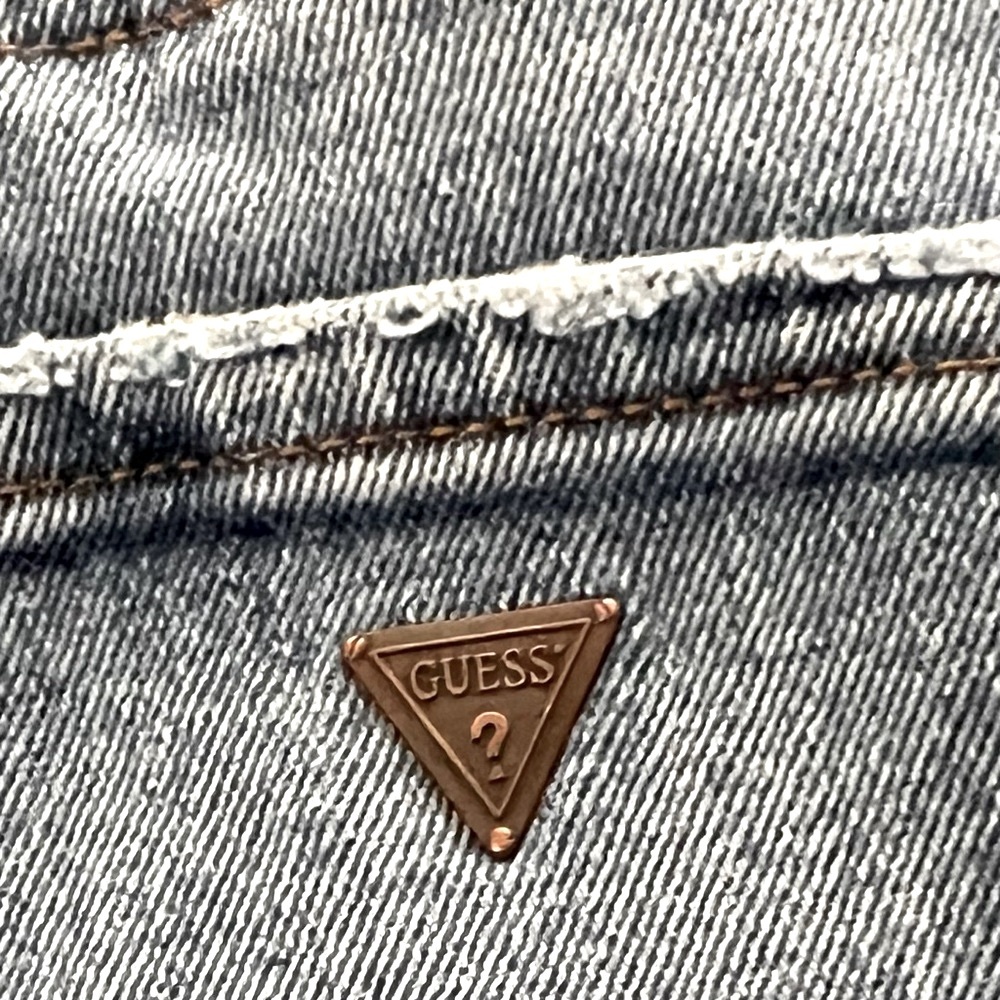 GUESS FACTORY Wome’ns Fringe High Rise Jean - Picture 14 of 14